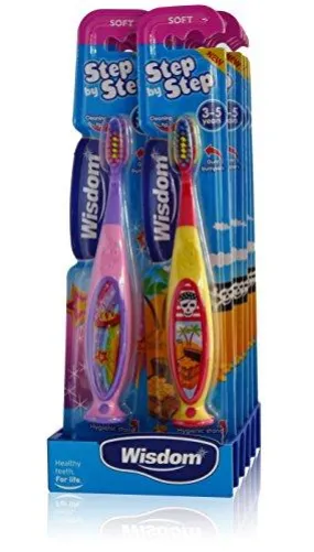 10X Wisdom Step By Step Soft Toothbrush Age 3-5