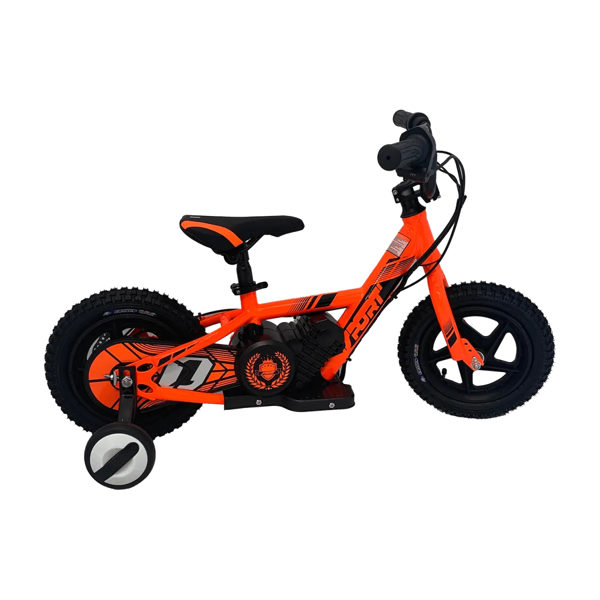 12" Electric Kids Balance Bike 100W - Orange