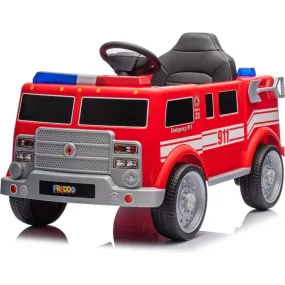 12V Freddo Firetruck 1-Seater Ride On