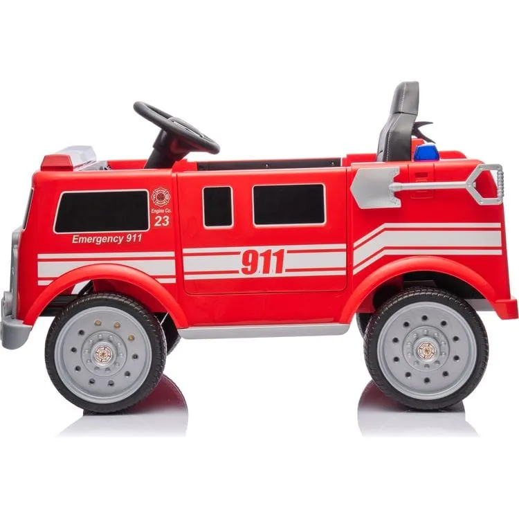 12V Freddo Firetruck 1-Seater Ride On