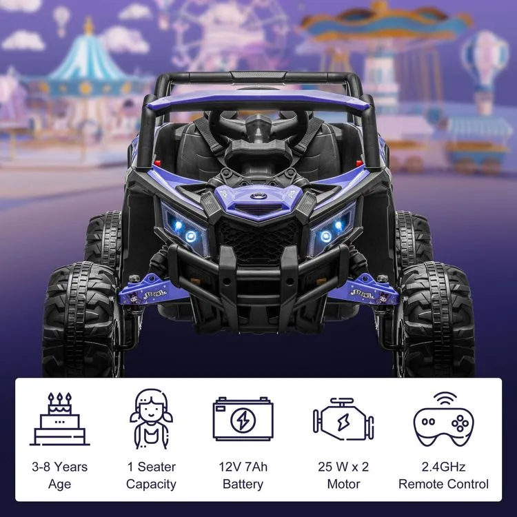 12V Kuromi Adventure UTV Ride On Toy Car with Remote Control