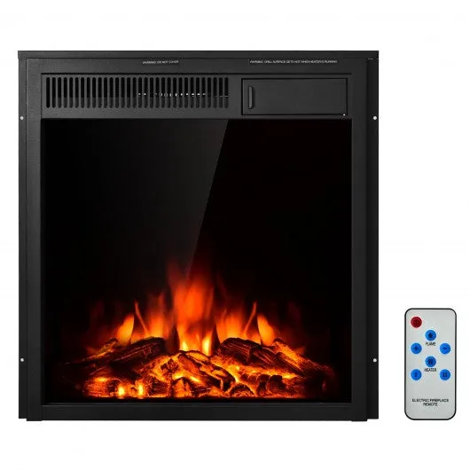 22.5" Electric Fireplace Insert Freestanding and Recessed Heater