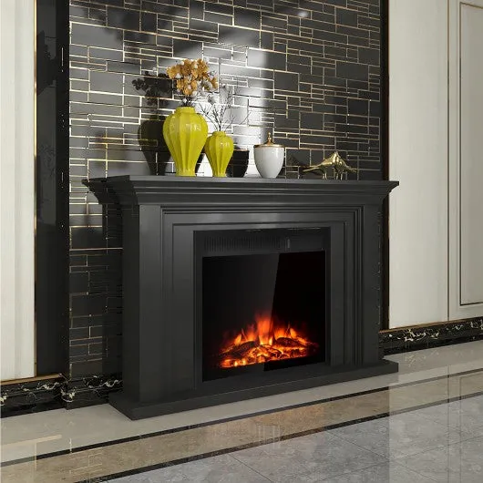 22.5" Electric Fireplace Insert Freestanding and Recessed Heater