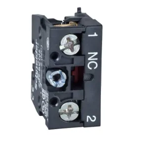 22mm Harmony Push Button, Additional contact blocks for high power switching, 1 NC