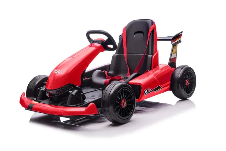 24V Kids’ Electric Go-Kart with Parental Control – High-Speed Fun & Safety