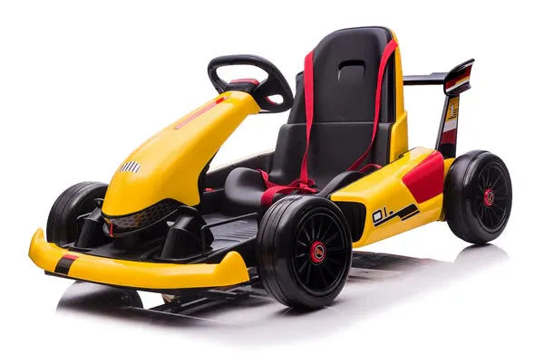 24V Kids’ Electric Go-Kart with Parental Control – High-Speed Fun & Safety