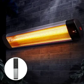 3000W Radiant Heater, Wall-Mount, Remote Control - Devanti