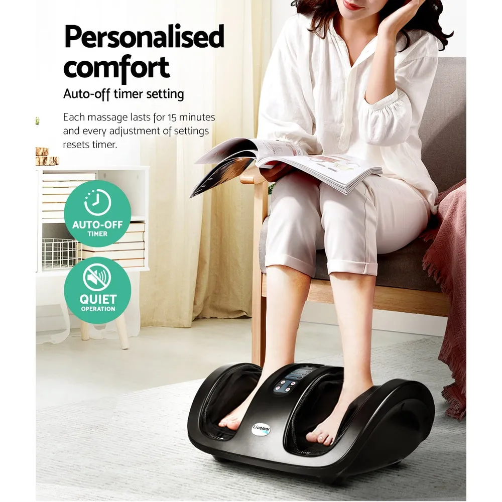 360° Foot Calf Massager w/ Remote, 3 Modes - Livemor