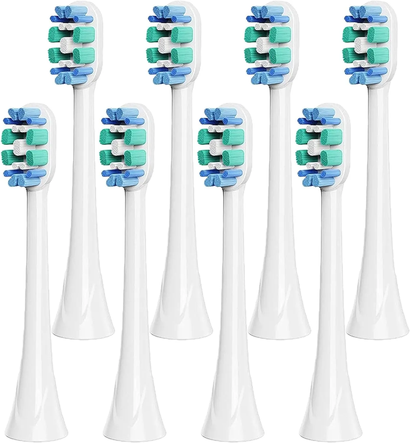 8Pcs Brush Heads for Philips Sonicare-Deep Cleaning