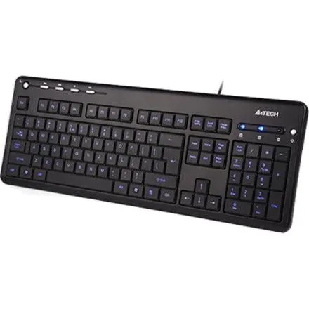 A4-TECH BLUE LED BACKLIT MULTIMEDIA KEYBOARD