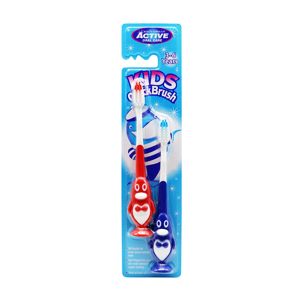 Active Oral Care Kids Penguin Toothbrush 3-6 Years Assorted