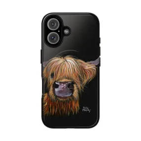 Adorable Scottish Highland Cow 'Henry' Phone Case - Magnetic Tough Cover