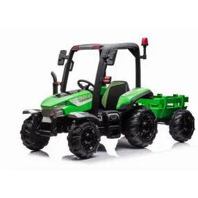 AgriPow 24V Electric Ride On Tractor with Trailer