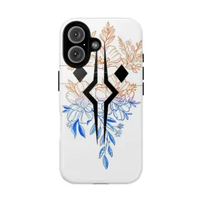 Ahsoka Tano Inspired Floral Design Magnetic Tough Phone Case