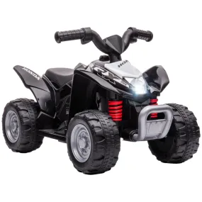 Aiya Play Kids Electric Ride On Honda Quad Bike 6v - Black