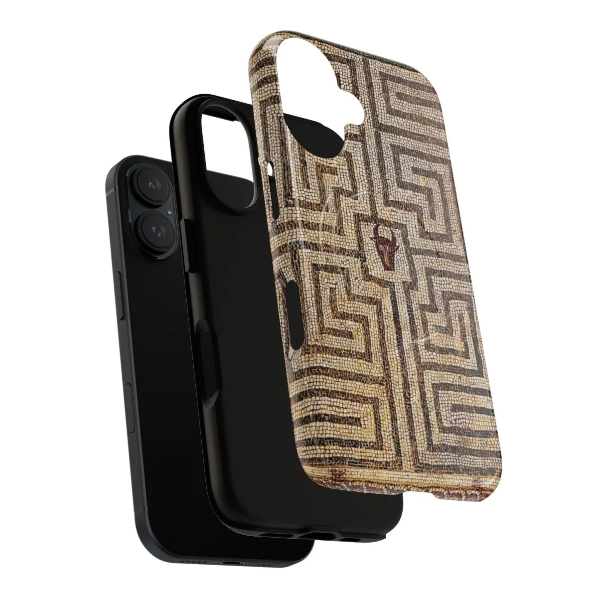 Ancient Roman Labyrinth Mosaic Magnetic Tough Phone Case