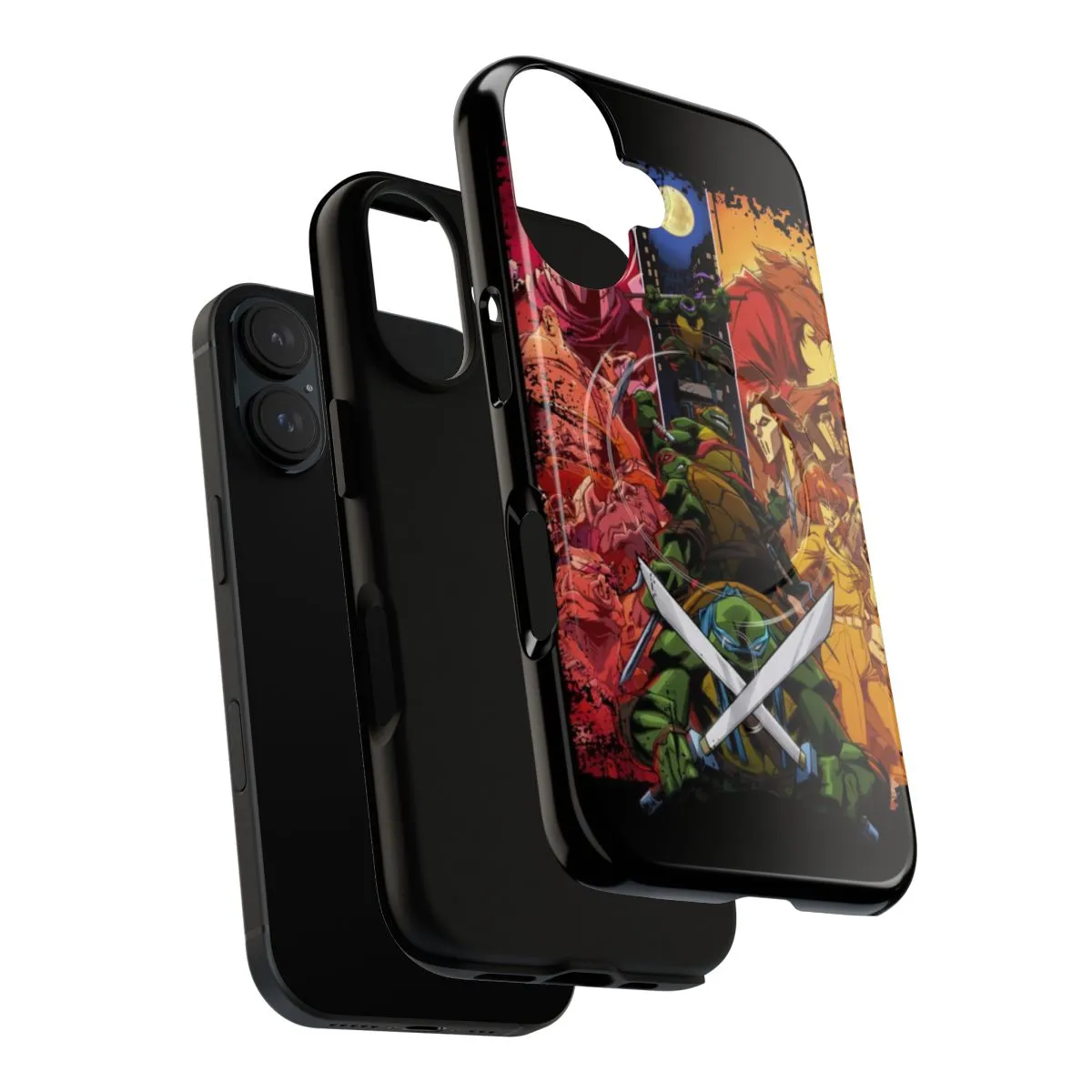 Animated Ninja Turtles-Inspired Magnetic Tough Phone Case