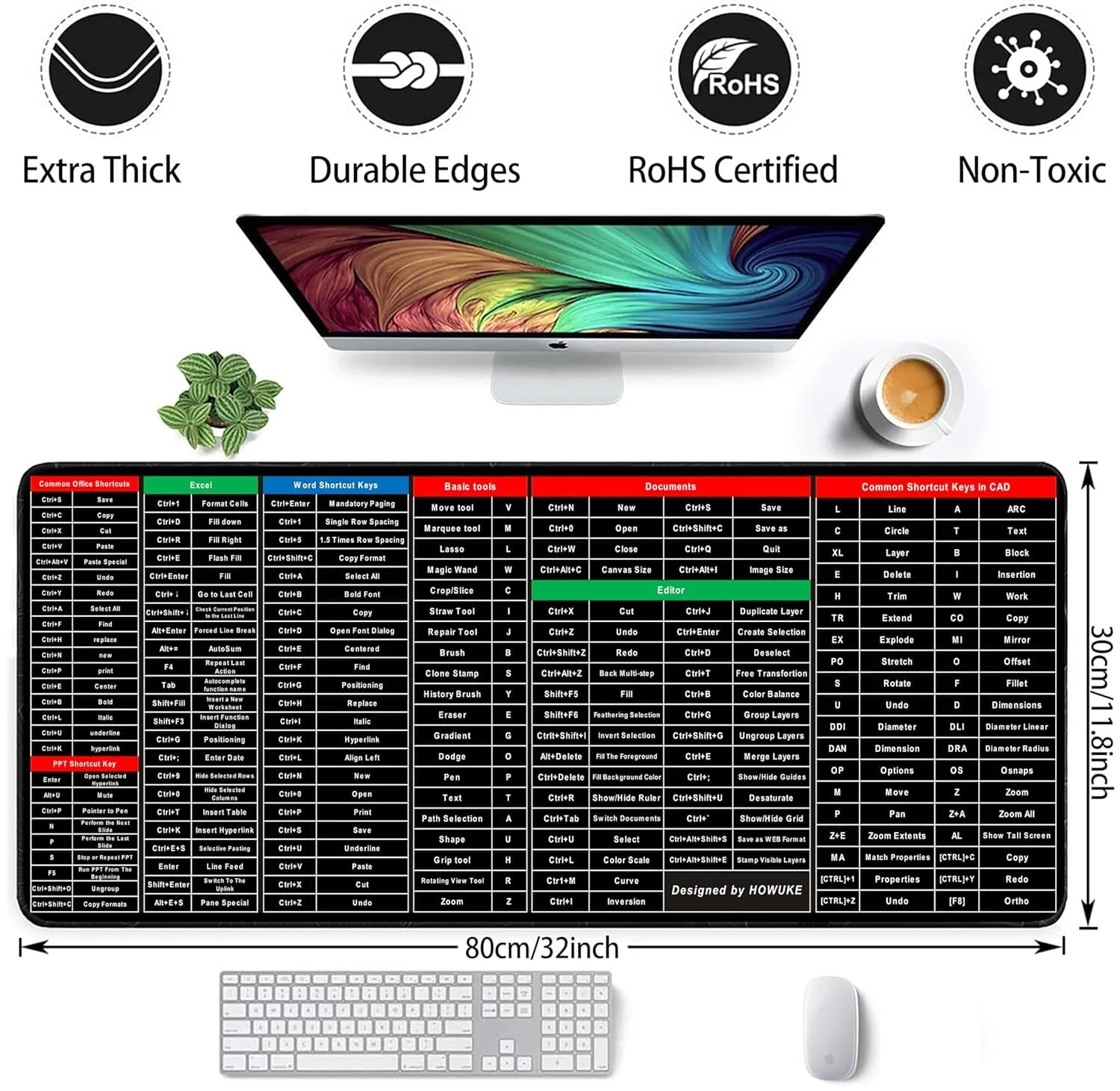 Anti-Slip Keyboard Pad