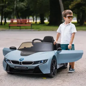 Aosom 6V Kids Electric Ride On Car BMW Coupe for 3-8 Years Old - Blue