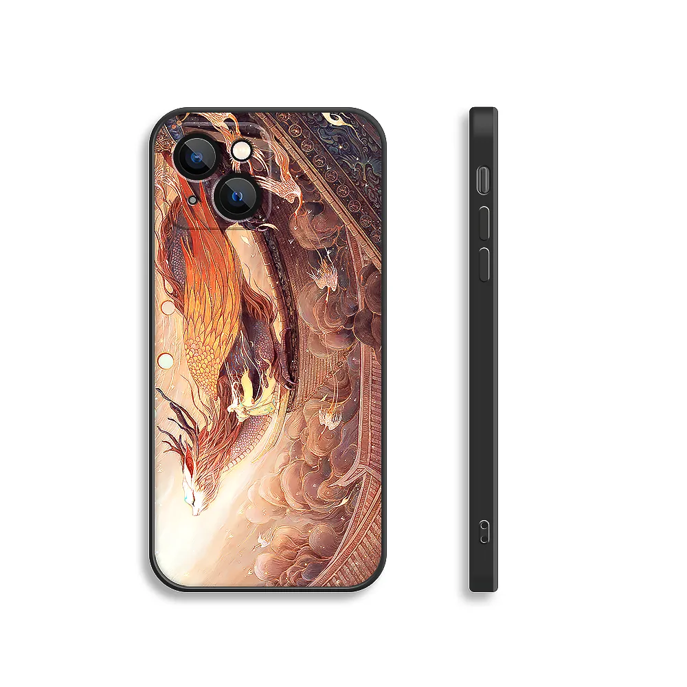 Apple iPhone Series ChaoFeng Dragon Silicone Phone Case