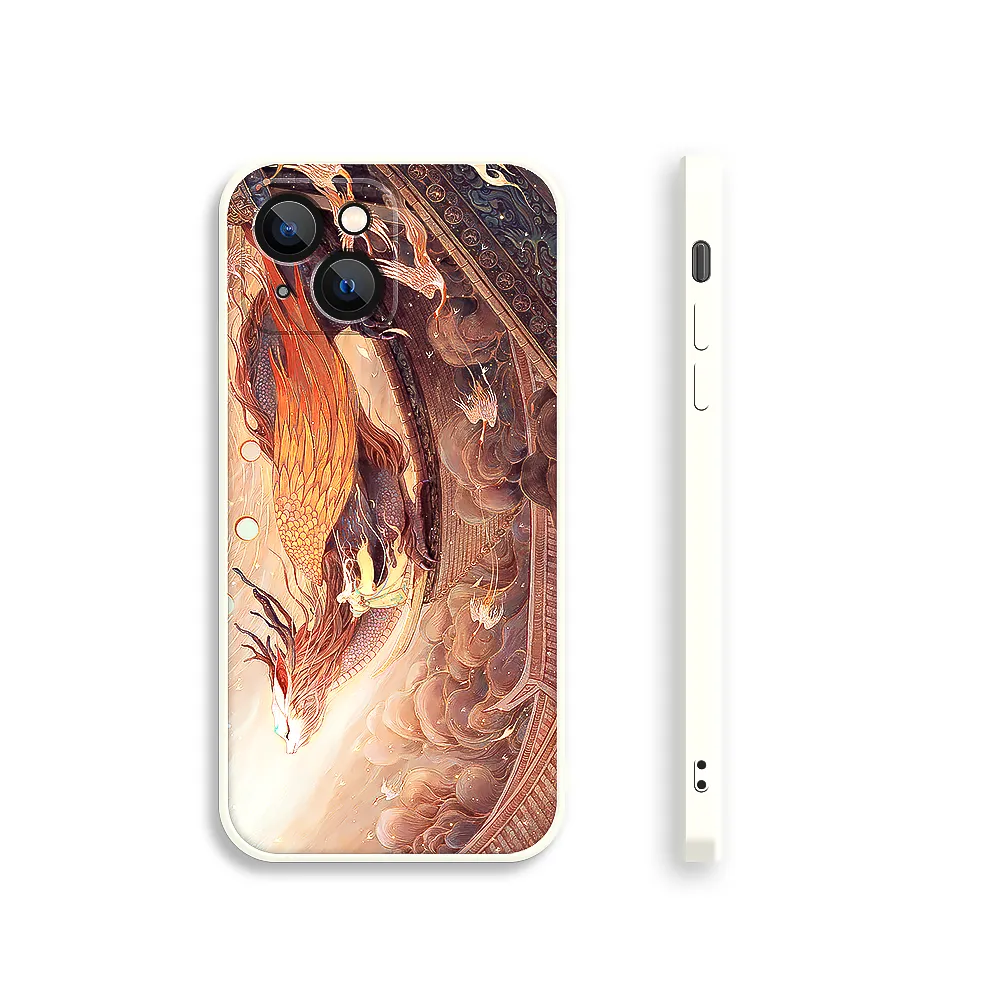 Apple iPhone Series ChaoFeng Dragon Silicone Phone Case