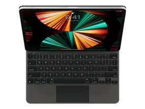 Apple Magic Keyboard - Keyboard And Folio Case - With Trackpad - Backlit - Apple Smart Connector - Us - Black - For 12.9