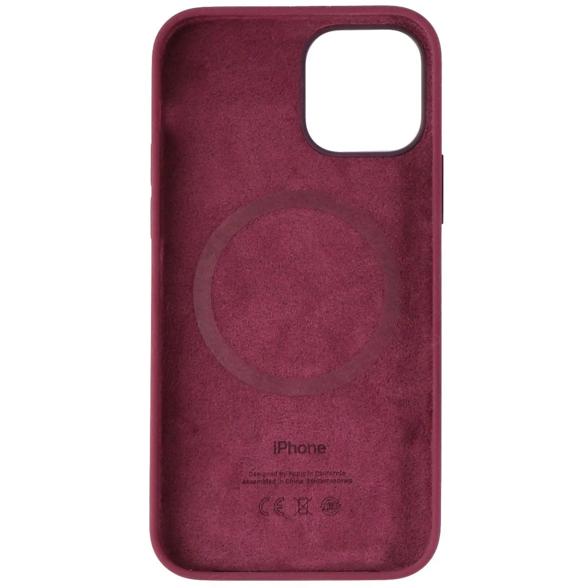 Apple Silicone Case for MagSafe for iPhone 12 Pro / iPhone 12 - Plum