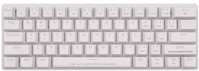 Armaggeddon MKA-61C Psychstarling Gaming Keyboard, White