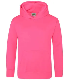 AWDis Kids Electric Hoodie | Electric Pink