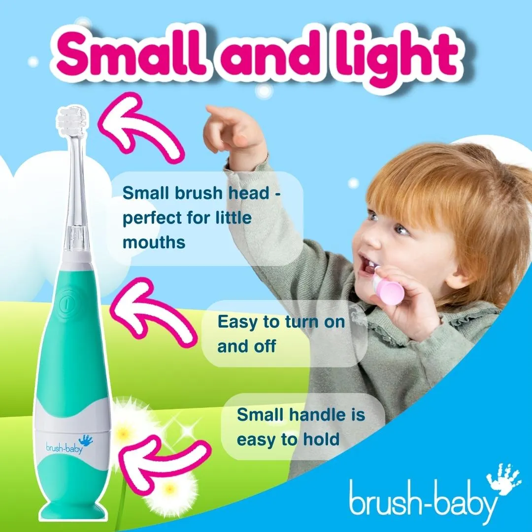 BabySonic® Teal Electric Toothbrush for Toddlers (Pack of 2)