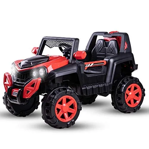 Baybee Dodge Rechargeable Battery Operated Electric Kids Jeep Ride on Toy Kids Car with Remote, Music & Light