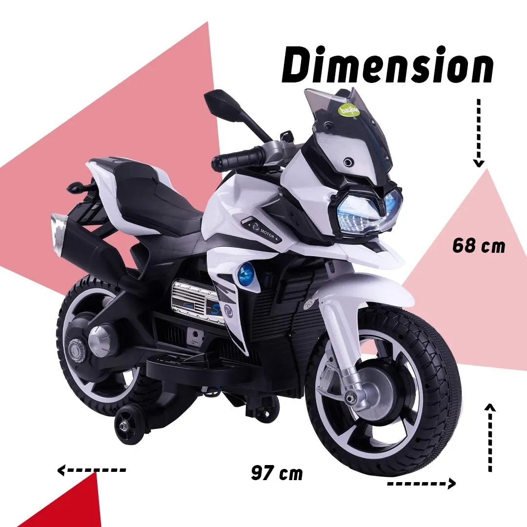 Baybee Gladia Rechargeable Battery Operated Electric Bike for Kids with Led Light, Music & USB