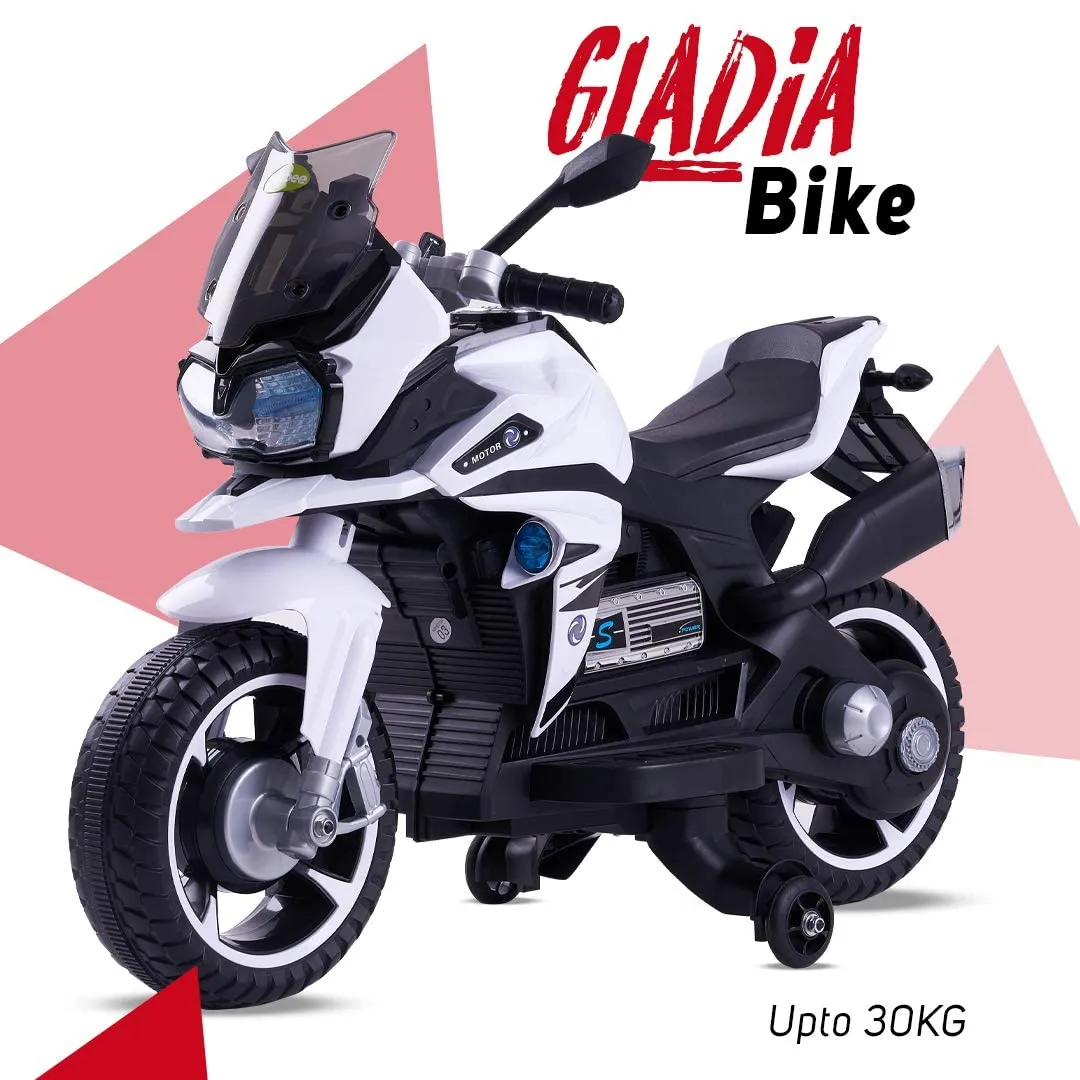 Baybee Gladia Rechargeable Battery Operated Electric Bike for Kids with Led Light, Music & USB