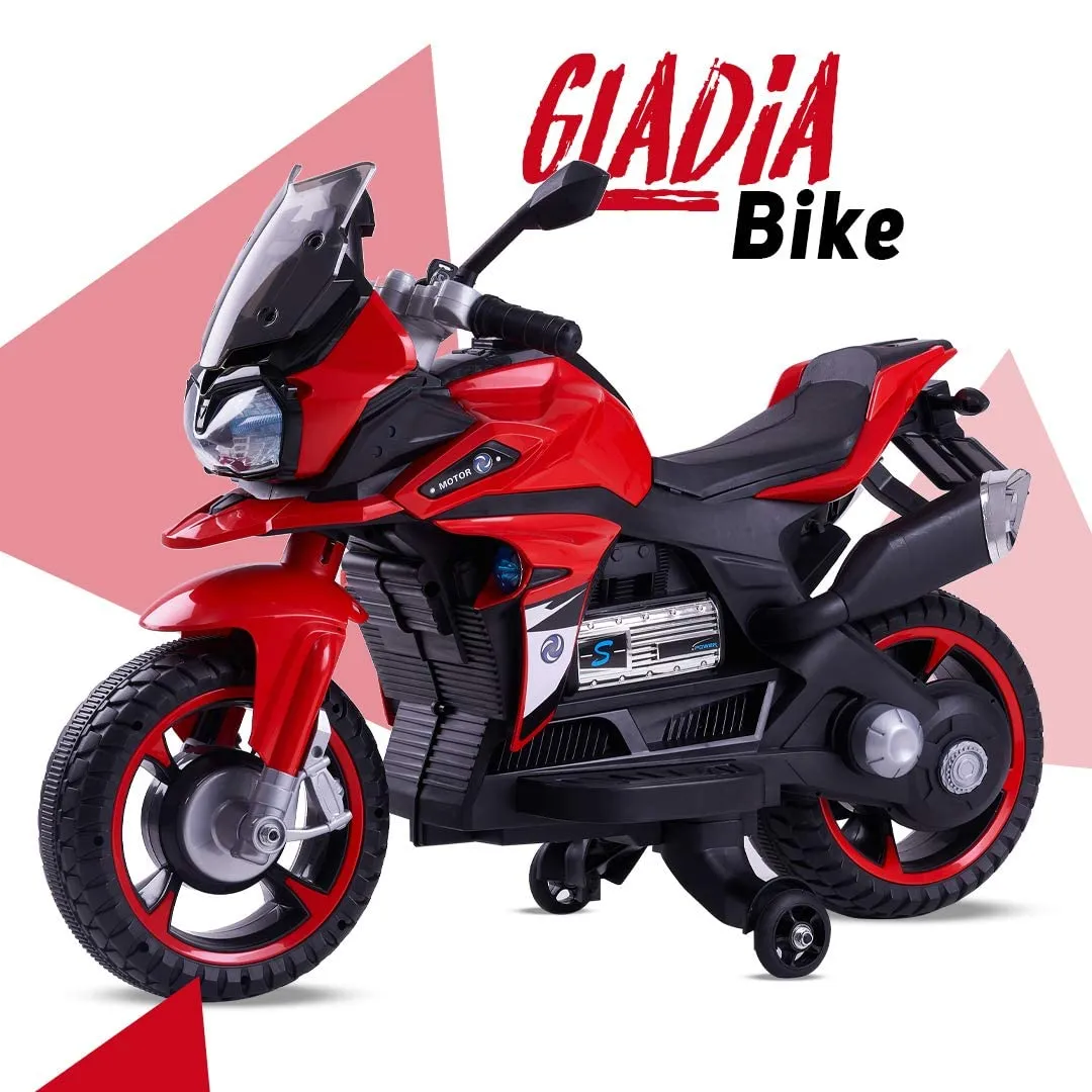 Baybee Gladia Rechargeable Battery Operated Electric Bike for Kids with Led Light, Music & USB