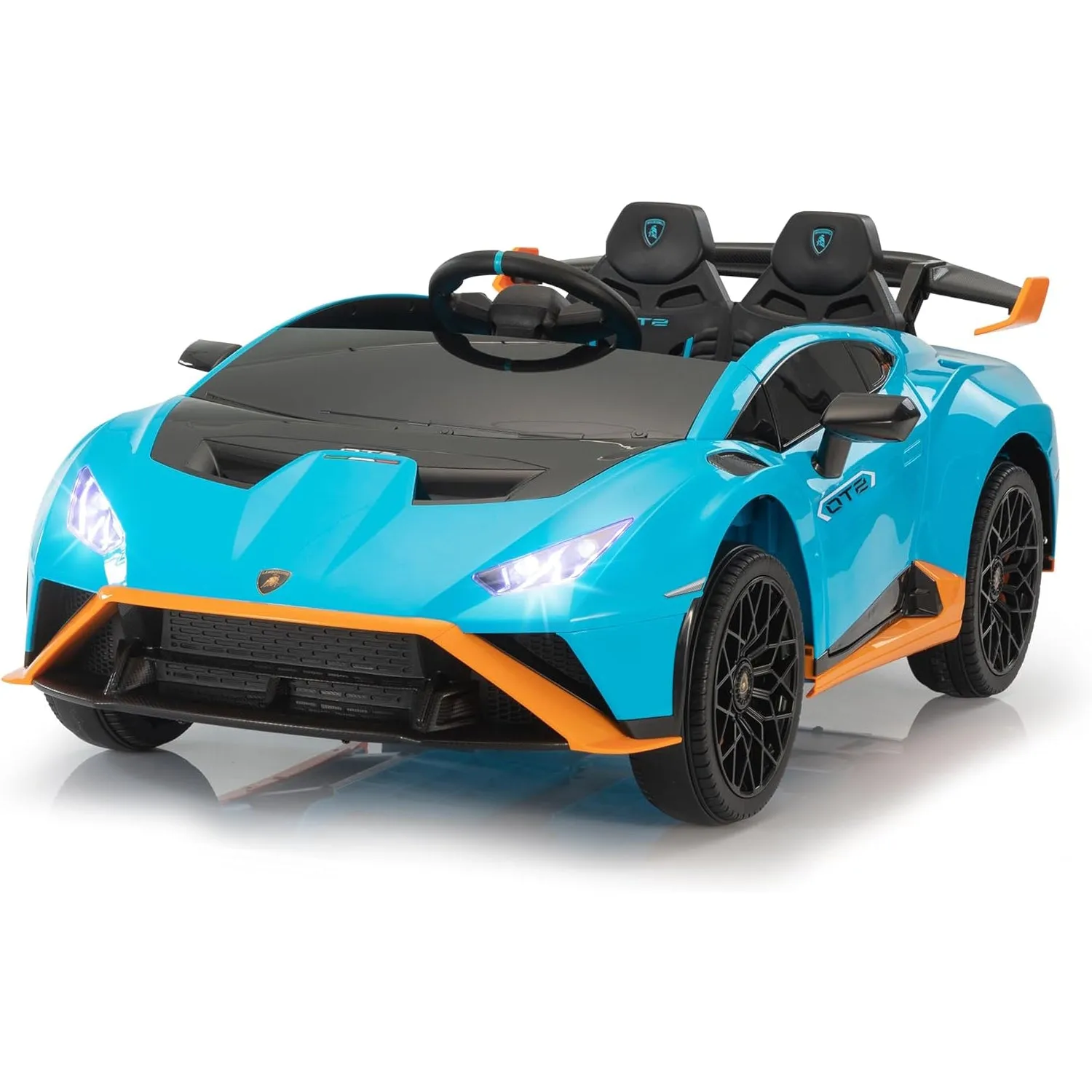 Baybee Kids Electric Ride On Car 24V Lamborghini STO Licensed Battery Powered Sports Car with Remote Control Motorized Drift Vehicle