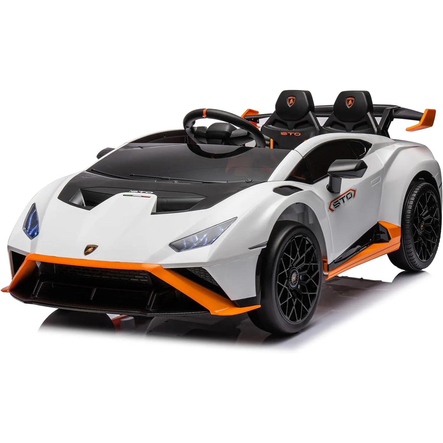 Baybee Kids Electric Ride On Car 24V Lamborghini STO Licensed Battery Powered Sports Car with Remote Control Motorized Drift Vehicle