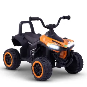 Baybee Monster ATV Rechargeable Battery Operated Electric Kids Bike, Ride on Baby Big Bike with Light, USB, Music | Beach ATV Bike | Electric Bike for Kids to Drive 2 to 5 Years Boys Girls (Orange)