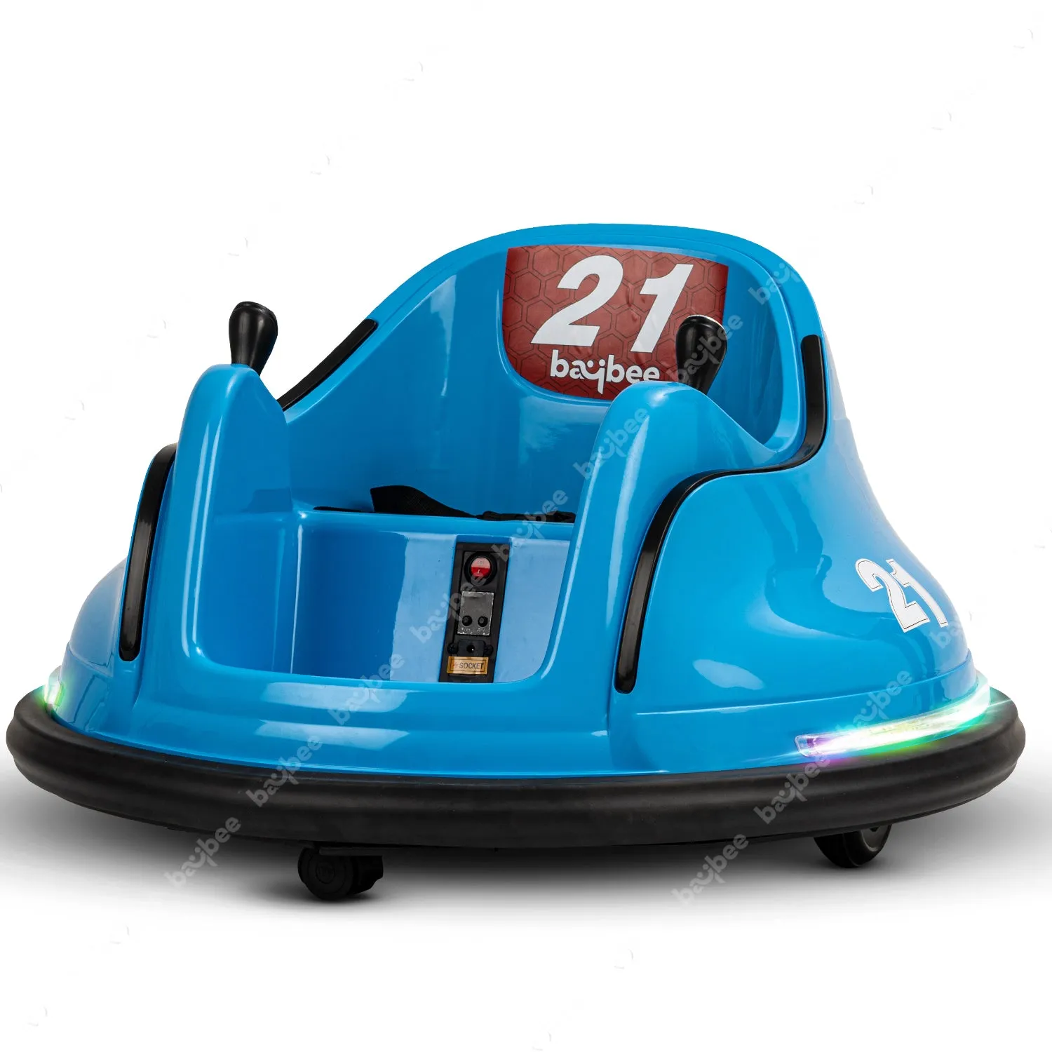 Baybee Rapid Electric Bumper Car for Kids with 2 Control Modes, Bluetooth, Music & Lights