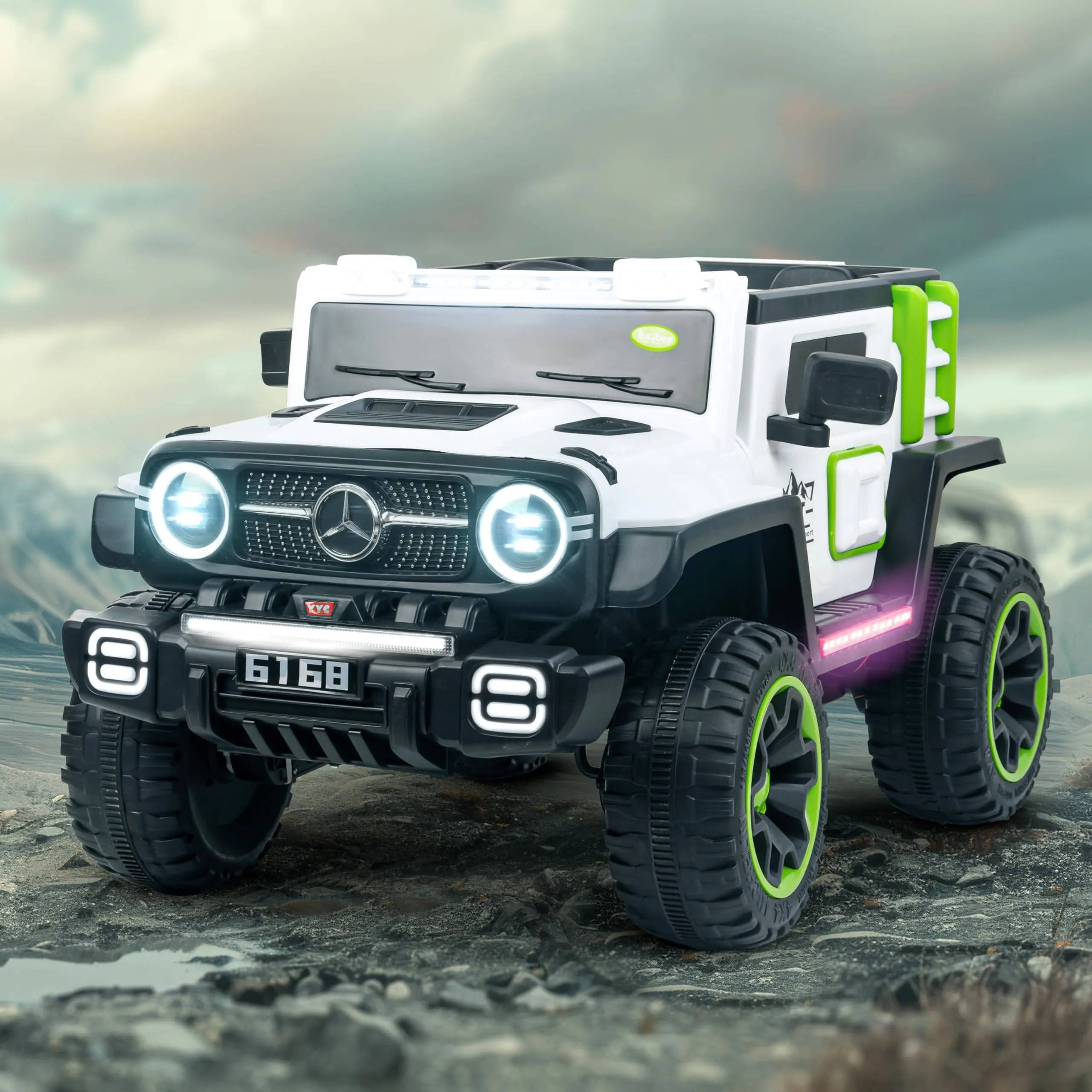 Baybee Ridge Battery Operated Jeep for Kids, with Music & Light | Electric Jeep for Kids to Drive 3 to 8 Years Boy Girl