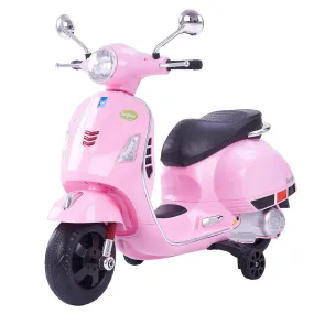 Baybee Vespa Battery Operated Ride on Electric Kids Bike with Training Wheels, Music & USB Port.