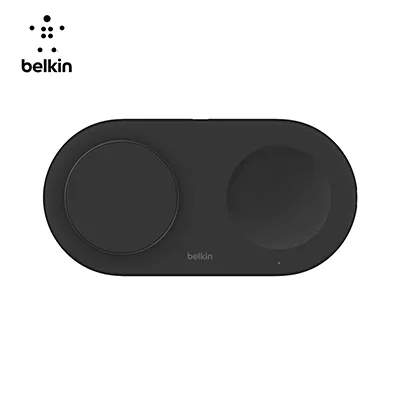 Belkin BoostCharge Pro 2-in-1 Magnetic Wireless Charging Pad with Qi2 15W