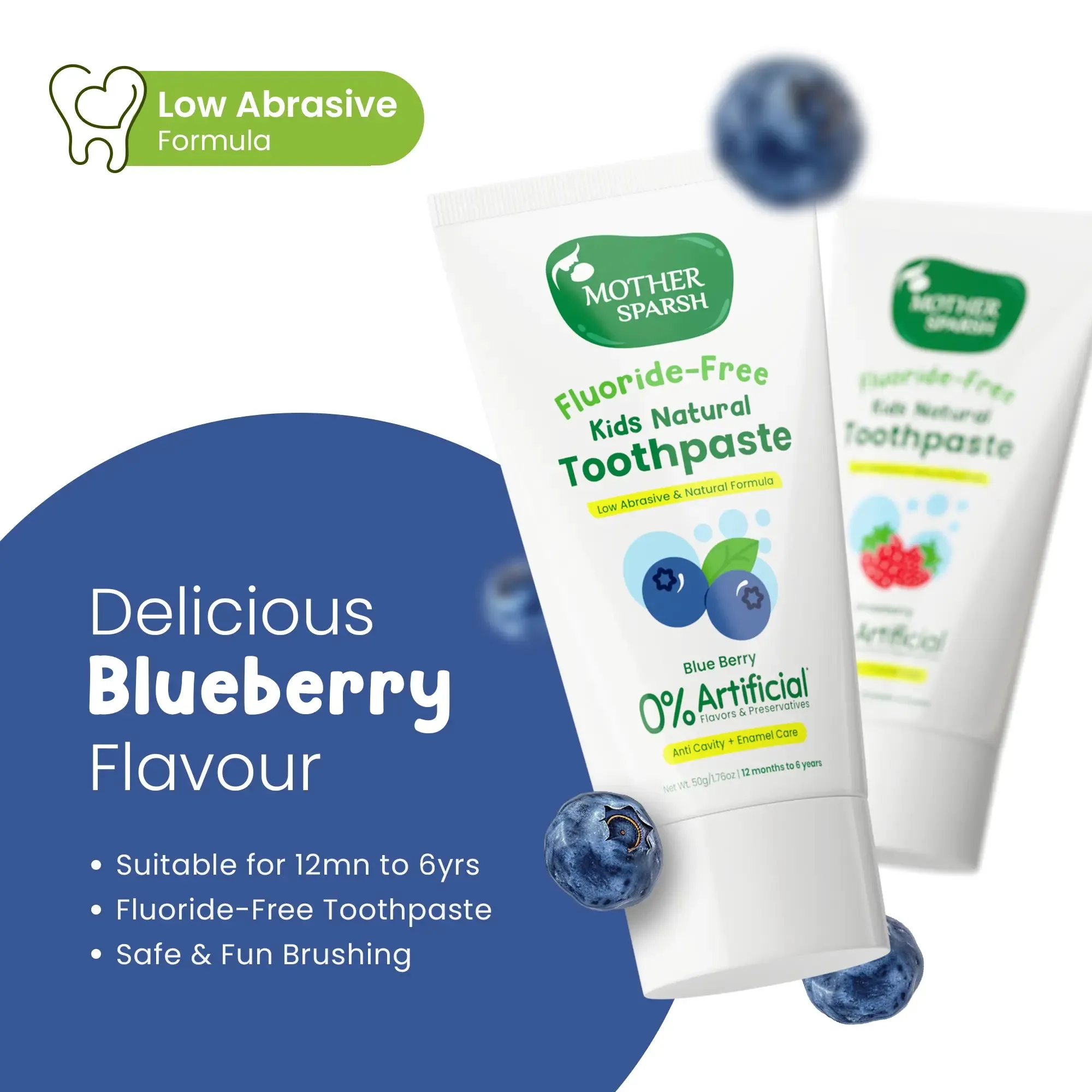 Blueberry Kids Natural Toothpaste