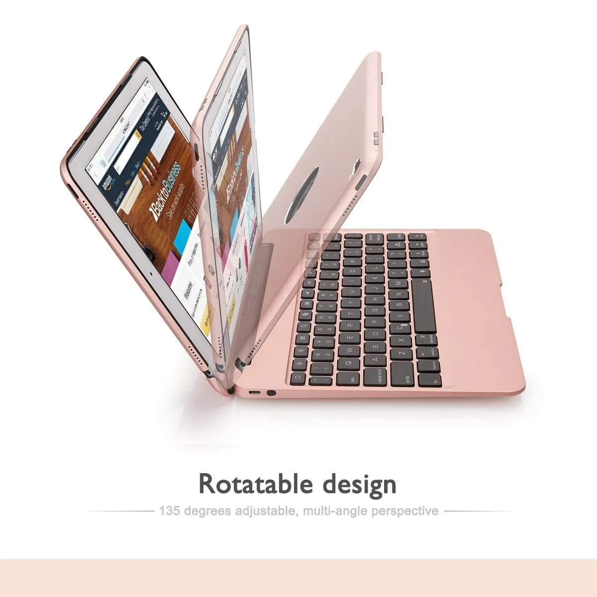 BLUETOOTH KEYBOARD - IPAD PRO 9.7/AIR 2 (ROSE GOLD)