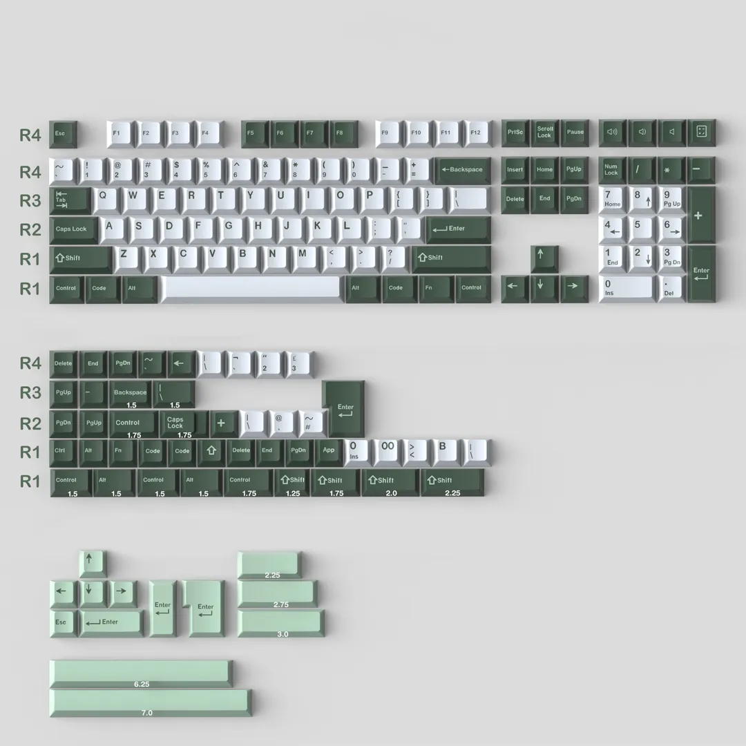 Botanical ABS Keycap Set