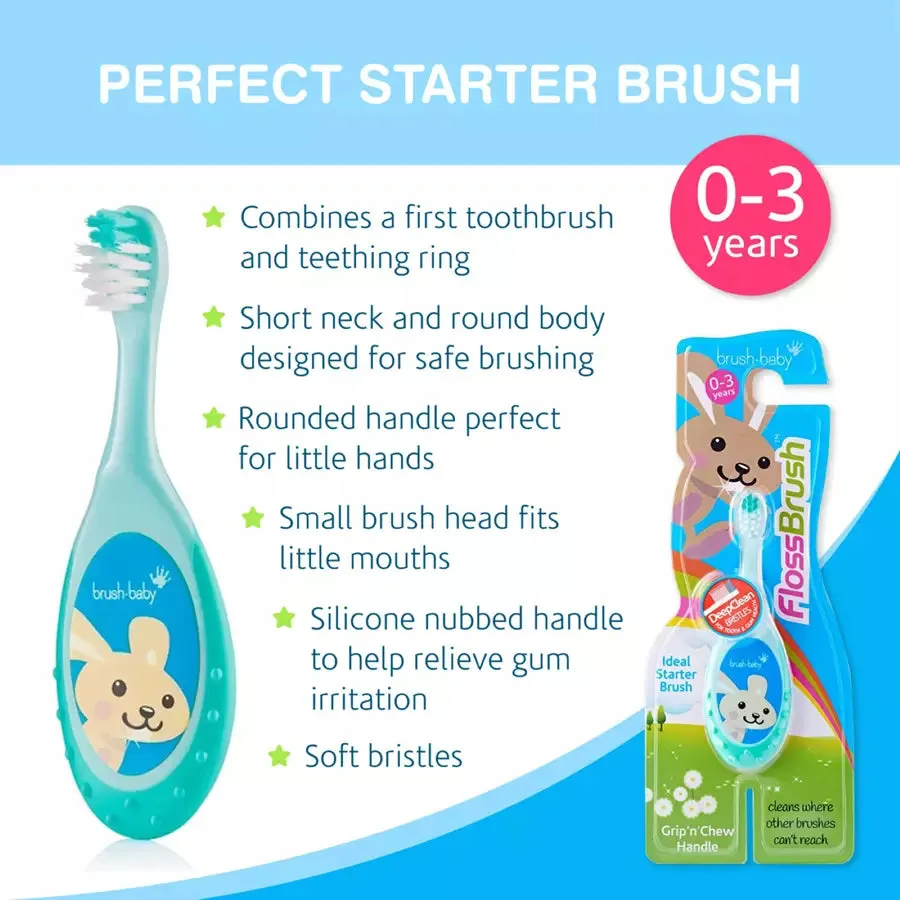 Brush Baby Floss Brush 0-3Yrs