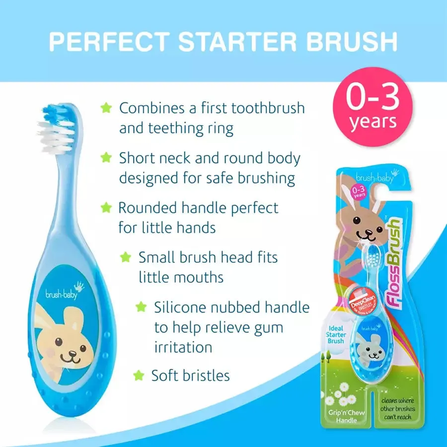 Brush Baby Floss Brush 0-3Yrs