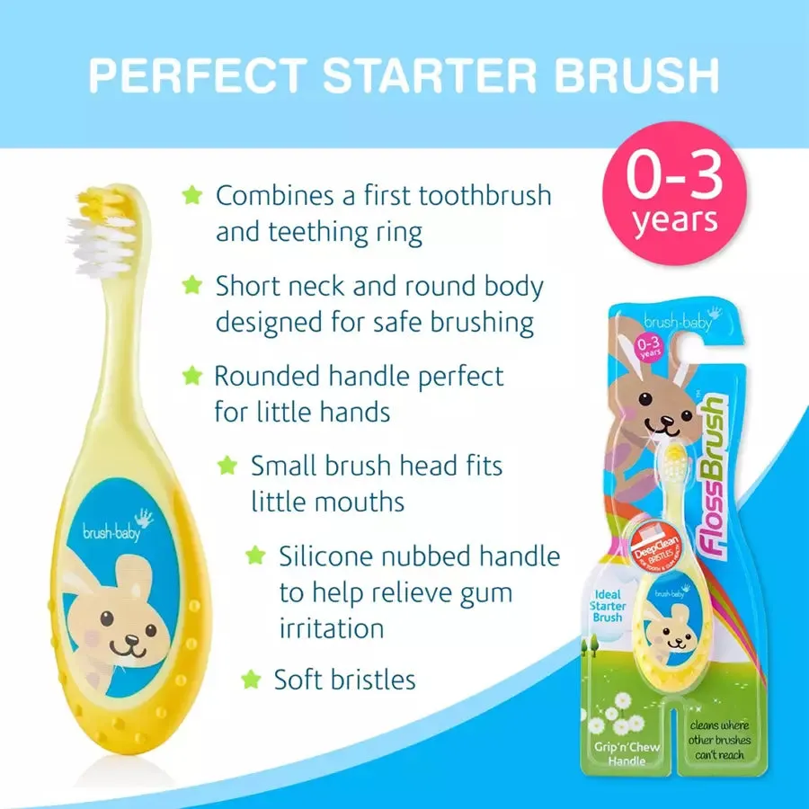 Brush Baby Floss Brush 0-3Yrs