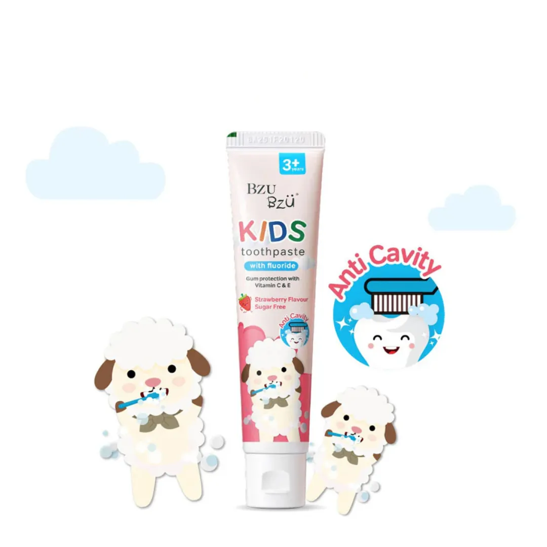 BZU BZU Kids Toothpaste Strawberry Flavour (50g)