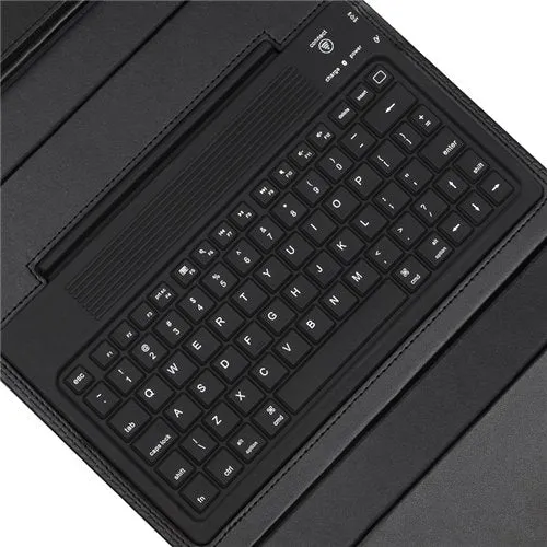 Camson Wireless Bluetooth Keyboard Leather Case and Stand for iPad 3, iPad 2 and New iPad