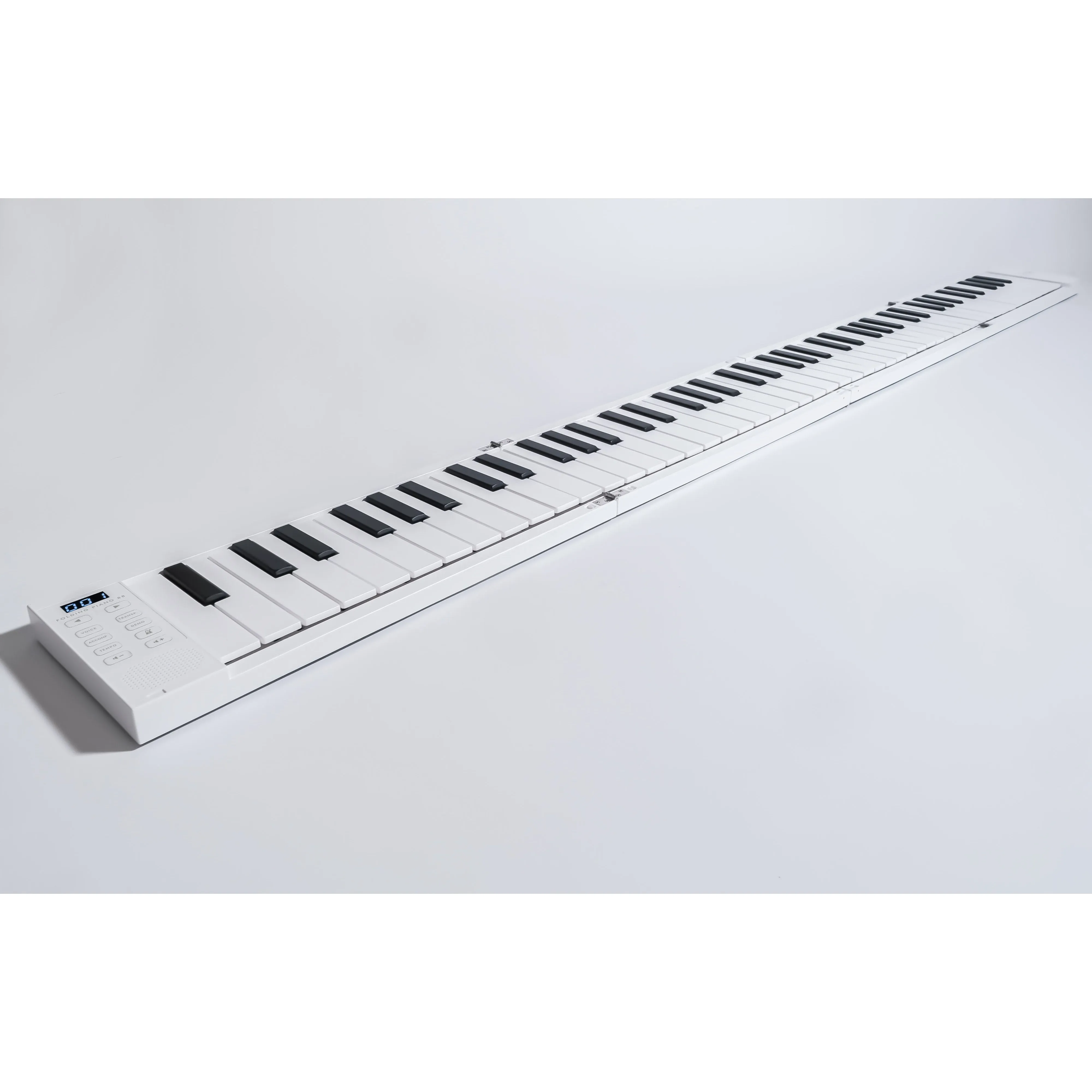 Carry-on FOLDPIANO88 88-Key Collapsible Folding Piano Keyboard, White